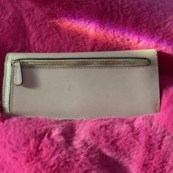 Michael Kors Jet Set Large Saffiano Leather Snap-Front Wallet Light Pink - Picture 2 of 3